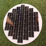 Customized Oval Glass Solar Panel