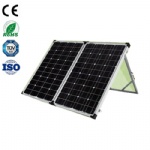 Portable mono solar panel 80w with controller